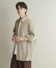 SENSE OF PLACE by URBAN RESEARCH / センスオブプレイス バイ アーバンリサーチ シャツ・ブラウス | エクストラルーズピーチサテンショートスリーブシャツ