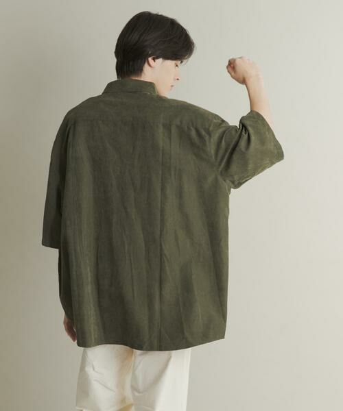 SENSE OF PLACE by URBAN RESEARCH / センスオブプレイス バイ アーバンリサーチ シャツ・ブラウス | エクストラルーズピーチサテンショートスリーブシャツ | 詳細3