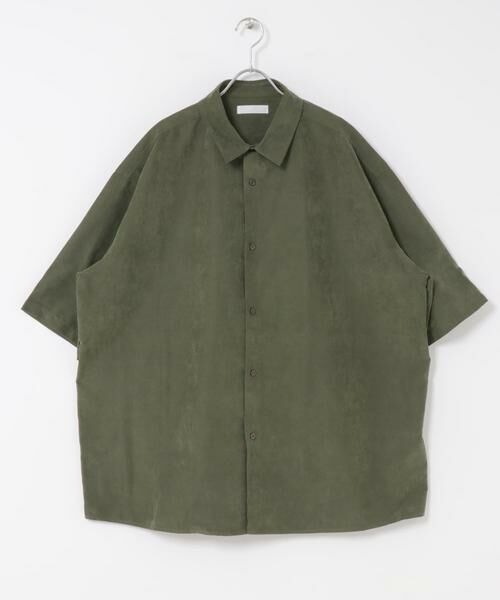 SENSE OF PLACE by URBAN RESEARCH / センスオブプレイス バイ アーバンリサーチ シャツ・ブラウス | エクストラルーズピーチサテンショートスリーブシャツ | 詳細7
