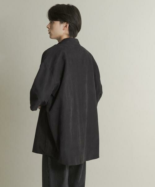 SENSE OF PLACE by URBAN RESEARCH / センスオブプレイス バイ アーバンリサーチ シャツ・ブラウス | エクストラルーズピーチサテンショートスリーブシャツ | 詳細16