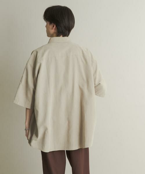 SENSE OF PLACE by URBAN RESEARCH / センスオブプレイス バイ アーバンリサーチ シャツ・ブラウス | エクストラルーズピーチサテンショートスリーブシャツ | 詳細23