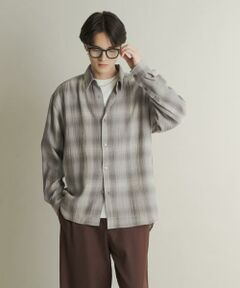 SENSE OF PLACE by URBAN RESEARCH / センスオブプレイス バイ アーバンリサーチ シャツ・ブラウス | オンブレーチェックレギュラーカラーシャツ