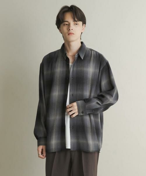 SENSE OF PLACE by URBAN RESEARCH / センスオブプレイス バイ アーバンリサーチ シャツ・ブラウス | オンブレーチェックレギュラーカラーシャツ | 詳細10