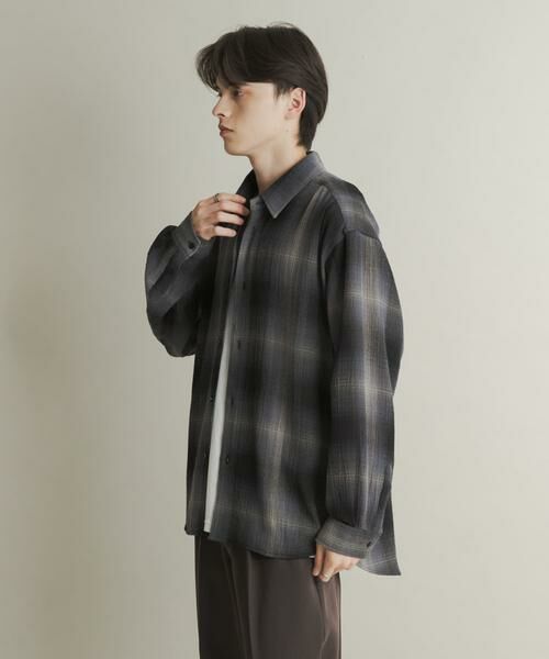SENSE OF PLACE by URBAN RESEARCH / センスオブプレイス バイ アーバンリサーチ シャツ・ブラウス | オンブレーチェックレギュラーカラーシャツ | 詳細11