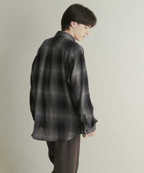 SENSE OF PLACE by URBAN RESEARCH / センスオブプレイス バイ アーバンリサーチ シャツ・ブラウス | オンブレーチェックレギュラーカラーシャツ | 詳細13