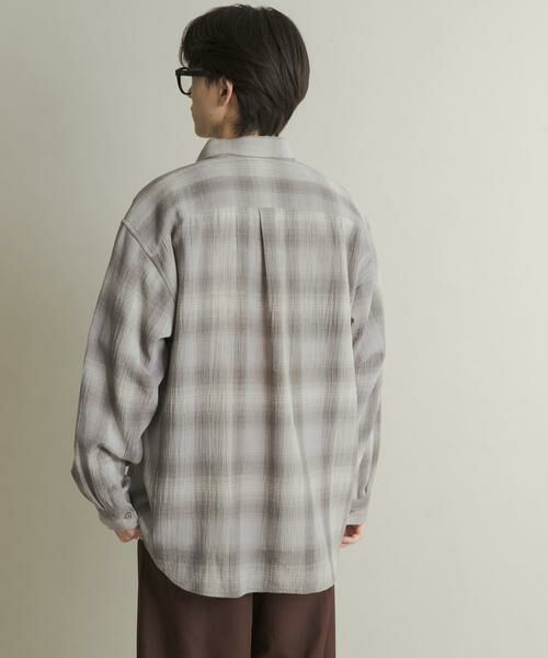 SENSE OF PLACE by URBAN RESEARCH / センスオブプレイス バイ アーバンリサーチ シャツ・ブラウス | オンブレーチェックレギュラーカラーシャツ | 詳細22