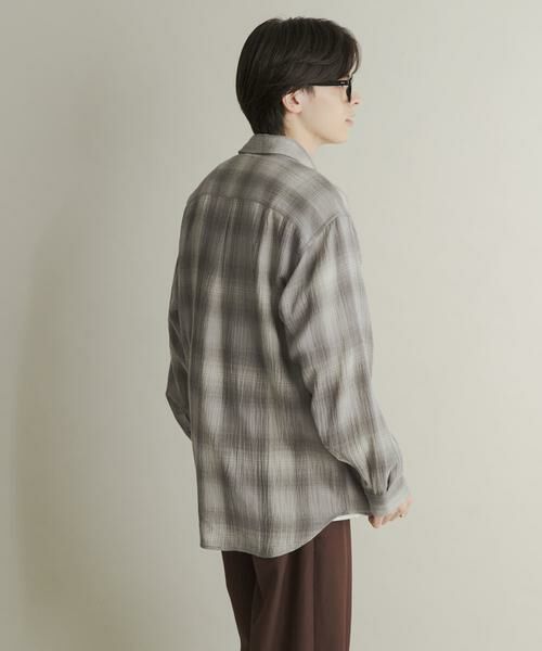 SENSE OF PLACE by URBAN RESEARCH / センスオブプレイス バイ アーバンリサーチ シャツ・ブラウス | オンブレーチェックレギュラーカラーシャツ | 詳細23