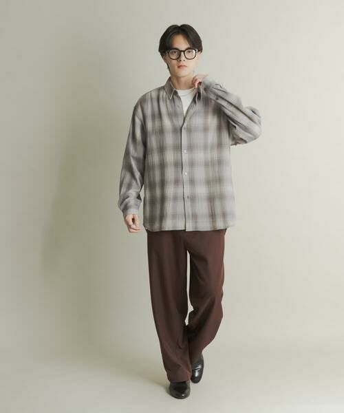 SENSE OF PLACE by URBAN RESEARCH / センスオブプレイス バイ アーバンリサーチ シャツ・ブラウス | オンブレーチェックレギュラーカラーシャツ | 詳細24