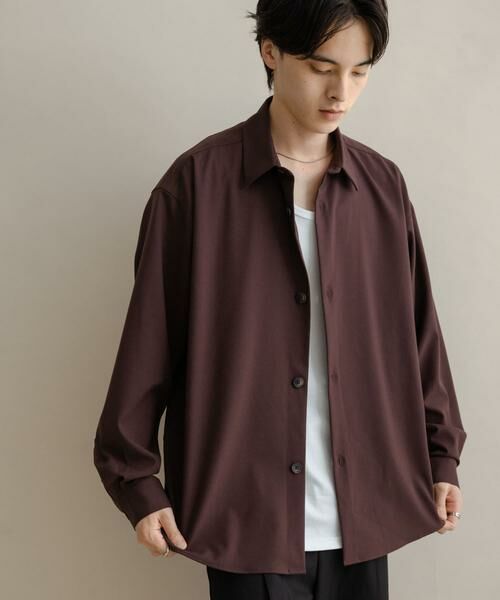 SENSE OF PLACE by URBAN RESEARCH / センスオブプレイス バイ アーバンリサーチ シャツ・ブラウス | カラールーズシャツ(ブラウン)