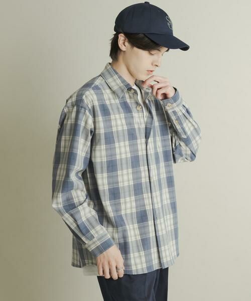 SENSE OF PLACE by URBAN RESEARCH / センスオブプレイス バイ アーバンリサーチ シャツ・ブラウス | カラールーズシャツ(ブルー系その他)