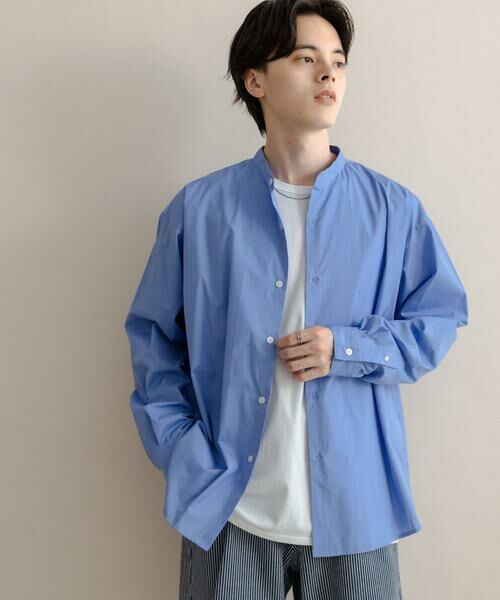 SENSE OF PLACE by URBAN RESEARCH / センスオブプレイス バイ アーバンリサーチ シャツ・ブラウス | 『WEB限定』コンフォートバンドカラーシャツ | 詳細4