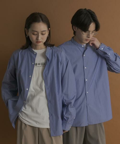 SENSE OF PLACE by URBAN RESEARCH / センスオブプレイス バイ アーバンリサーチ シャツ・ブラウス | 『WEB限定』コンフォートバンドカラーシャツ | 詳細16