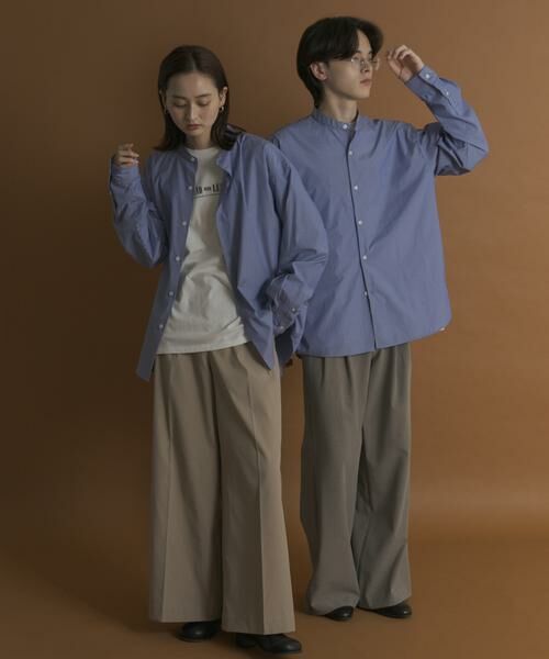 SENSE OF PLACE by URBAN RESEARCH / センスオブプレイス バイ アーバンリサーチ シャツ・ブラウス | 『WEB限定』コンフォートバンドカラーシャツ | 詳細18