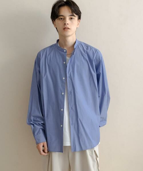 SENSE OF PLACE by URBAN RESEARCH / センスオブプレイス バイ アーバンリサーチ シャツ・ブラウス | 『WEB限定』コンフォートバンドカラーシャツ | 詳細24