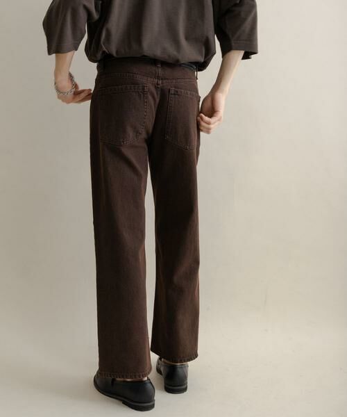 SENSE OF PLACE by URBAN RESEARCH / センスオブプレイス バイ アーバンリサーチ デニムパンツ | ストレートデニムパンツ(ブラウン)