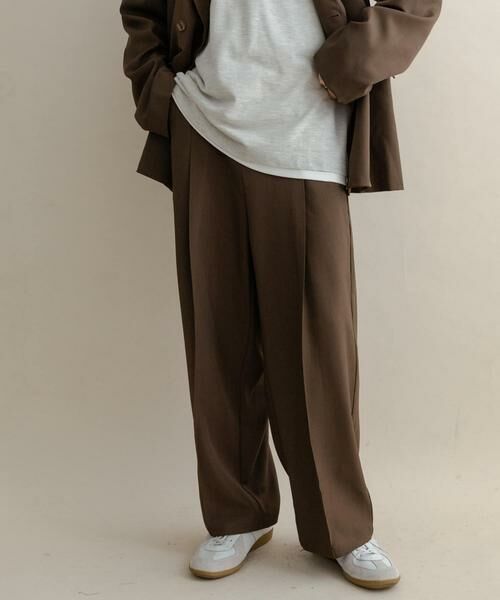 SENSE OF PLACE by URBAN RESEARCH / センスオブプレイス バイ アーバンリサーチ その他パンツ | タックワイドスラックス | 詳細1