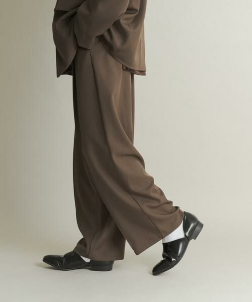 SENSE OF PLACE by URBAN RESEARCH / センスオブプレイス バイ アーバンリサーチ その他パンツ | タックワイドスラックス | 詳細11