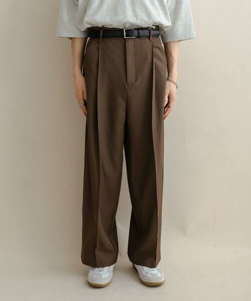 SENSE OF PLACE by URBAN RESEARCH / センスオブプレイス バイ アーバンリサーチ その他パンツ | タックワイドスラックス | 詳細15