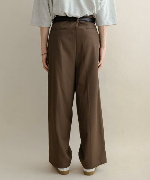 SENSE OF PLACE by URBAN RESEARCH / センスオブプレイス バイ アーバンリサーチ その他パンツ | タックワイドスラックス | 詳細17
