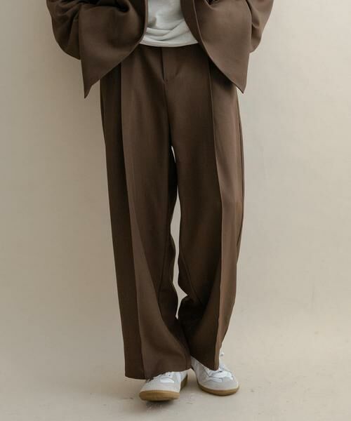 SENSE OF PLACE by URBAN RESEARCH / センスオブプレイス バイ アーバンリサーチ その他パンツ | タックワイドスラックス | 詳細3