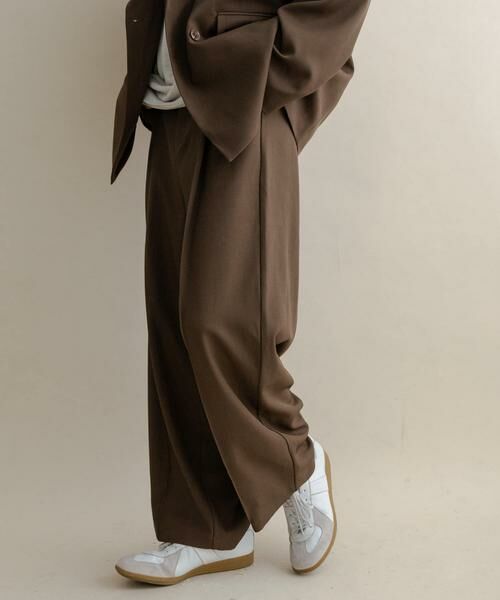 SENSE OF PLACE by URBAN RESEARCH / センスオブプレイス バイ アーバンリサーチ その他パンツ | タックワイドスラックス | 詳細4