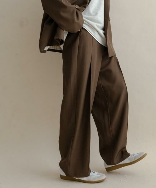 SENSE OF PLACE by URBAN RESEARCH / センスオブプレイス バイ アーバンリサーチ その他パンツ | タックワイドスラックス | 詳細5