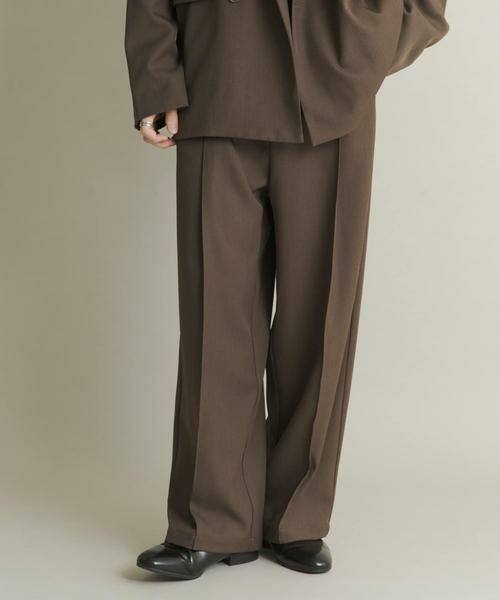 SENSE OF PLACE by URBAN RESEARCH / センスオブプレイス バイ アーバンリサーチ その他パンツ | タックワイドスラックス | 詳細8