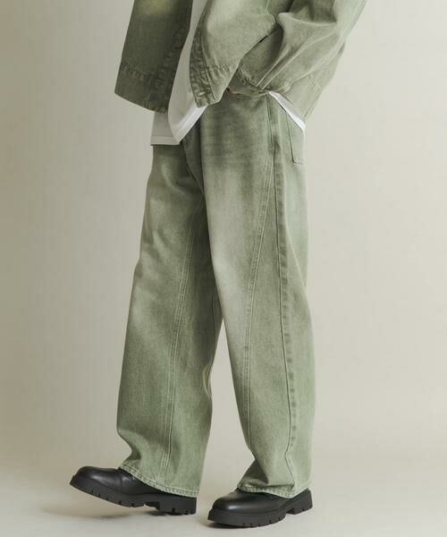SENSE OF PLACE by URBAN RESEARCH / センスオブプレイス バイ アーバンリサーチ デニムパンツ | ツイストデニムワイドパンツ | 詳細3