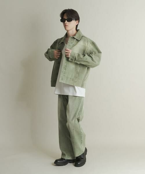 SENSE OF PLACE by URBAN RESEARCH / センスオブプレイス バイ アーバンリサーチ デニムパンツ | ツイストデニムワイドパンツ | 詳細7