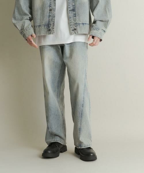 SENSE OF PLACE by URBAN RESEARCH / センスオブプレイス バイ アーバンリサーチ デニムパンツ | ツイストデニムワイドパンツ | 詳細14