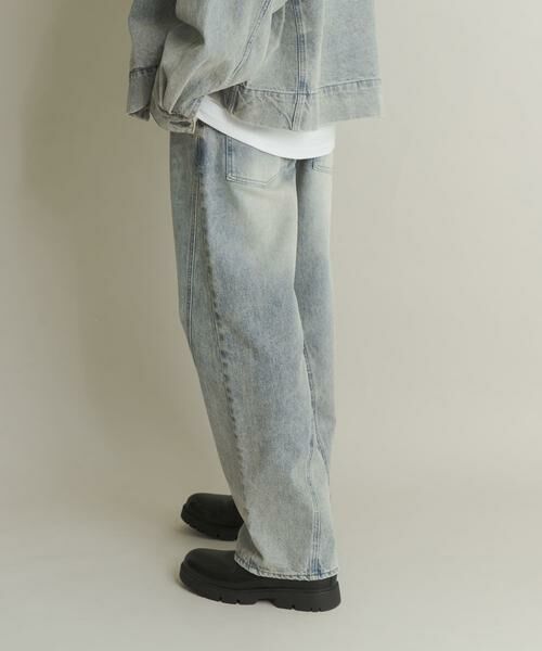 SENSE OF PLACE by URBAN RESEARCH / センスオブプレイス バイ アーバンリサーチ デニムパンツ | ツイストデニムワイドパンツ | 詳細16