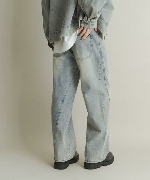 SENSE OF PLACE by URBAN RESEARCH / センスオブプレイス バイ アーバンリサーチ デニムパンツ | ツイストデニムワイドパンツ | 詳細17