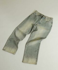 SENSE OF PLACE by URBAN RESEARCH / センスオブプレイス バイ アーバンリサーチ デニムパンツ | 『WEB限定』ハードウォッシュデニムワイドパンツ