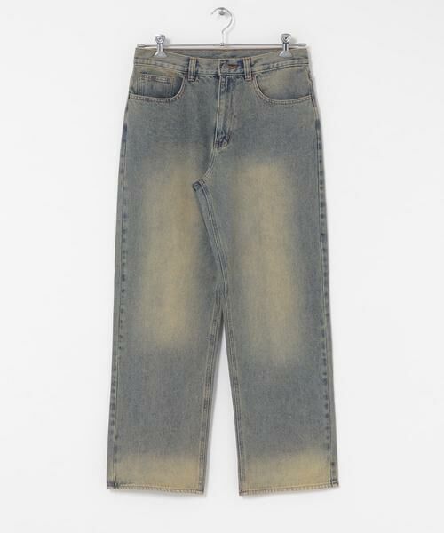 SENSE OF PLACE by URBAN RESEARCH / センスオブプレイス バイ アーバンリサーチ デニムパンツ | 『WEB限定』ハードウォッシュデニムワイドパンツ | 詳細9