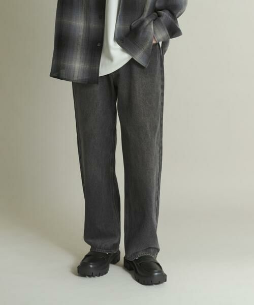 SENSE OF PLACE by URBAN RESEARCH / センスオブプレイス バイ アーバンリサーチ デニムパンツ | 『WEB限定』ハードウォッシュデニムワイドパンツ | 詳細11