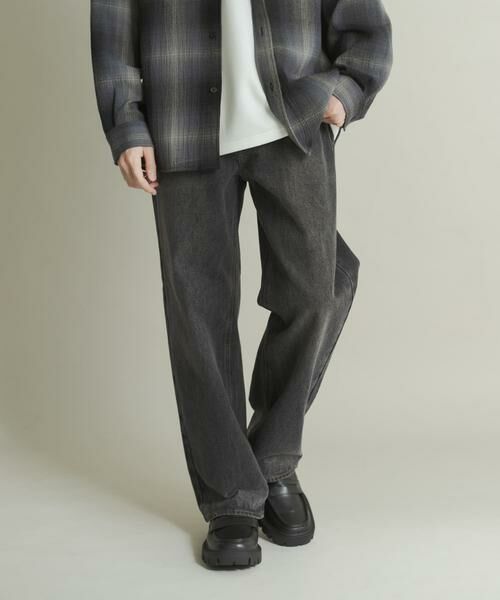 SENSE OF PLACE by URBAN RESEARCH / センスオブプレイス バイ アーバンリサーチ デニムパンツ | 『WEB限定』ハードウォッシュデニムワイドパンツ | 詳細14