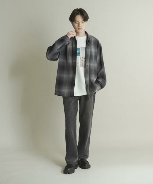 SENSE OF PLACE by URBAN RESEARCH / センスオブプレイス バイ アーバンリサーチ デニムパンツ | 『WEB限定』ハードウォッシュデニムワイドパンツ | 詳細17