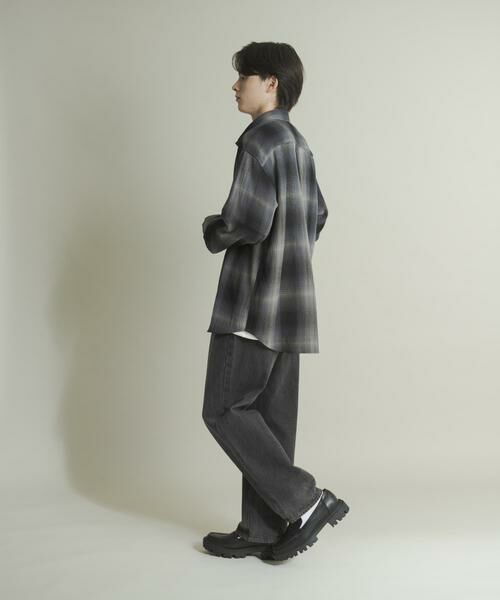 SENSE OF PLACE by URBAN RESEARCH / センスオブプレイス バイ アーバンリサーチ デニムパンツ | 『WEB限定』ハードウォッシュデニムワイドパンツ | 詳細18