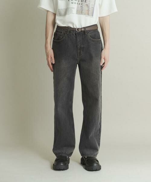 SENSE OF PLACE by URBAN RESEARCH / センスオブプレイス バイ アーバンリサーチ デニムパンツ | 『WEB限定』ハードウォッシュデニムワイドパンツ | 詳細19
