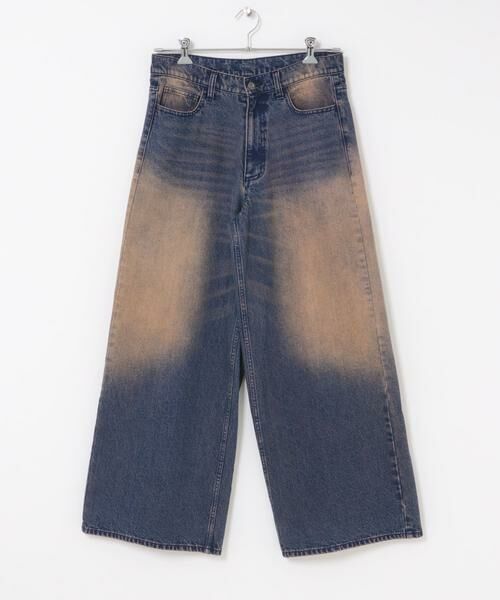 SENSE OF PLACE by URBAN RESEARCH / センスオブプレイス バイ アーバンリサーチ デニムパンツ | ヴィンテージライクデニムワイドパンツ | 詳細11