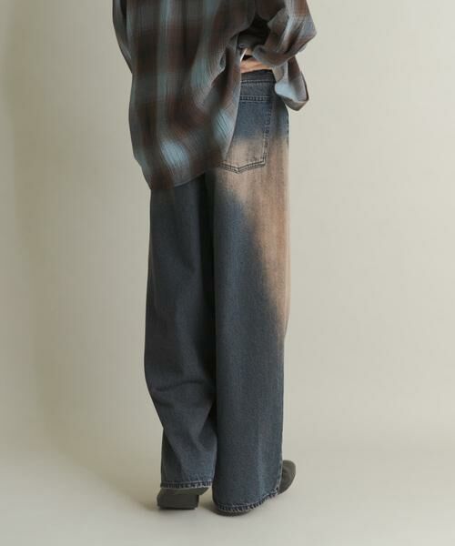 SENSE OF PLACE by URBAN RESEARCH / センスオブプレイス バイ アーバンリサーチ デニムパンツ | ヴィンテージライクデニムワイドパンツ | 詳細6