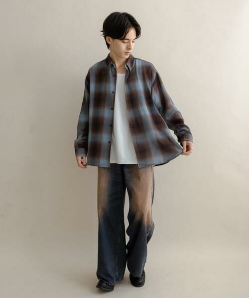 SENSE OF PLACE by URBAN RESEARCH / センスオブプレイス バイ アーバンリサーチ デニムパンツ | ヴィンテージライクデニムワイドパンツ | 詳細7