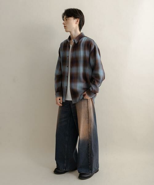 SENSE OF PLACE by URBAN RESEARCH / センスオブプレイス バイ アーバンリサーチ デニムパンツ | ヴィンテージライクデニムワイドパンツ | 詳細9