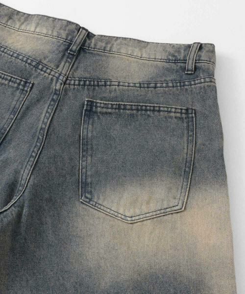 SENSE OF PLACE by URBAN RESEARCH / センスオブプレイス バイ アーバンリサーチ デニムパンツ | ヴィンテージライクデニムワイドパンツ | 詳細21