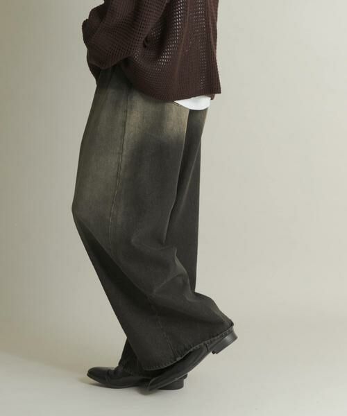 SENSE OF PLACE by URBAN RESEARCH / センスオブプレイス バイ アーバンリサーチ デニムパンツ | ヴィンテージライクデニムワイドパンツ | 詳細24
