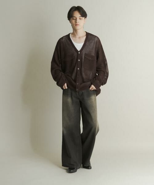 SENSE OF PLACE by URBAN RESEARCH / センスオブプレイス バイ アーバンリサーチ デニムパンツ | ヴィンテージライクデニムワイドパンツ | 詳細28