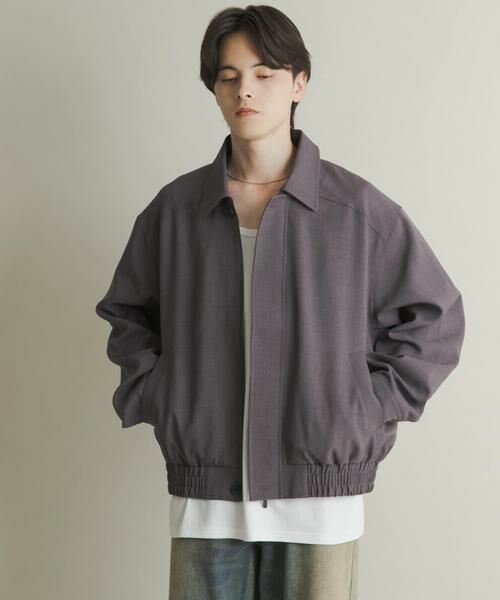 SENSE OF PLACE by URBAN RESEARCH / センスオブプレイス バイ アーバンリサーチ ブルゾン | メランジバルーンジップブルゾン | 詳細1