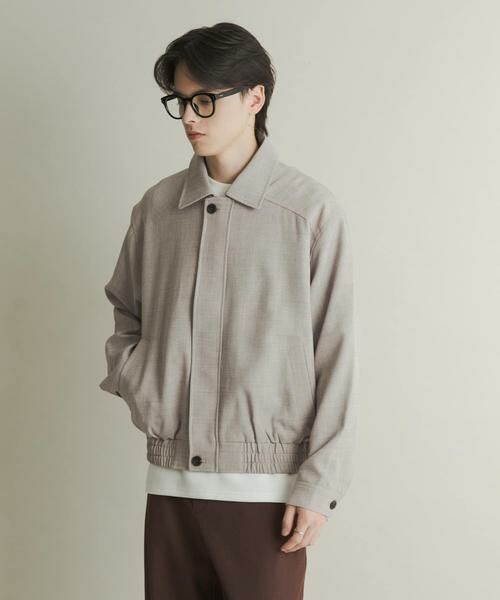 SENSE OF PLACE by URBAN RESEARCH / センスオブプレイス バイ アーバンリサーチ ブルゾン | メランジバルーンジップブルゾン | 詳細23