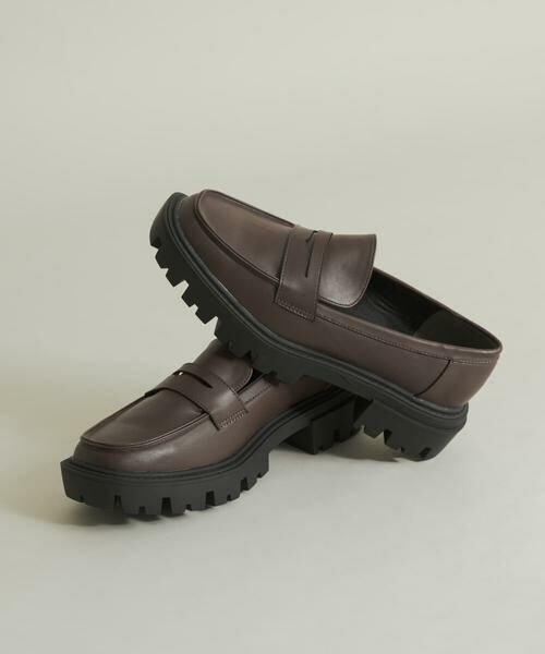 SENSE OF PLACE by URBAN RESEARCH / センスオブプレイス バイ アーバンリサーチ フラットシューズ | トラックソールコインローファー | 詳細2