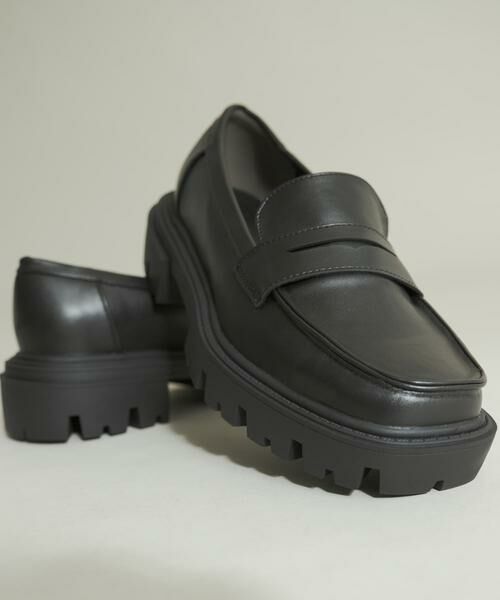 SENSE OF PLACE by URBAN RESEARCH / センスオブプレイス バイ アーバンリサーチ フラットシューズ | トラックソールコインローファー | 詳細11